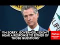 VIRAL MOMENT: Gavin Newsom Grilled By Reporter Over Answer To Homelessness Question
