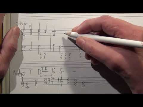 Musiktheoriefilmchen Bass aussetzen Quartsextakkorde