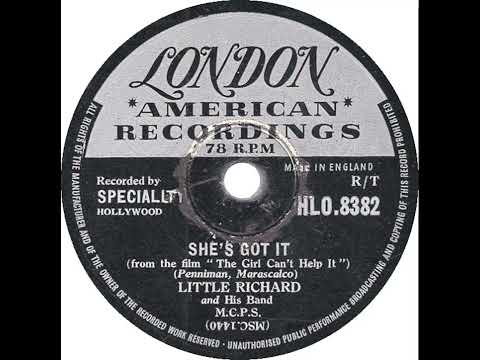 UK New Entry 1957 (35) Little Richard & His Band - She's Got It