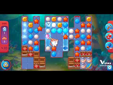 Fishdom. 9104 hard level no boosters and diamonds. 20 moves