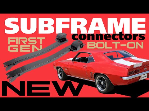 Ridetech Bolt-On Subframe Connectors for First Gen F-Body | 1967-1969 Camaro Firebird