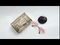 two the nines Hollow Out Cage Gold Clutch