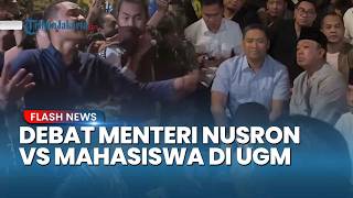 Ricuh Diskusi di UGM! Nusron Wahid Adu Argumen dengan Mahasiswa soal Hutan Papua dan Food Estate