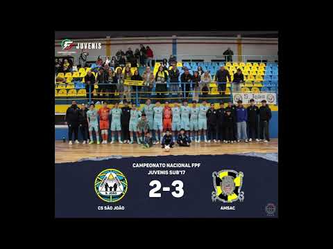 CS São João 𝟮-𝟯 AMSAC (Juvenis, Camp. Nacional FPF)