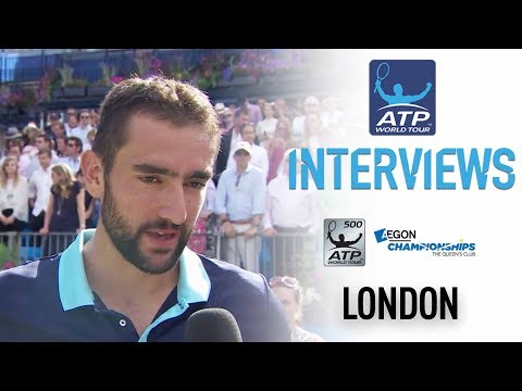 Теннис Cilic Discusses Week At The Queens Club 2017