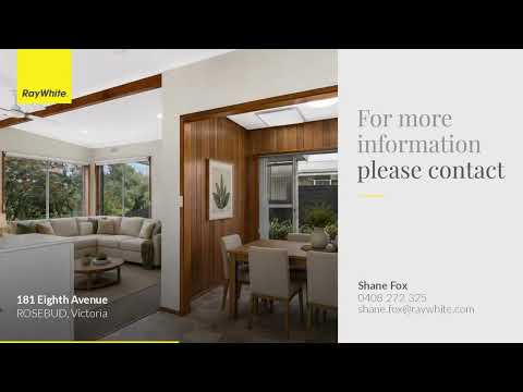 181 Eighth Avenue, Rosebud, VIC 3939, 3 Kuwarto, 1 Banyo, House