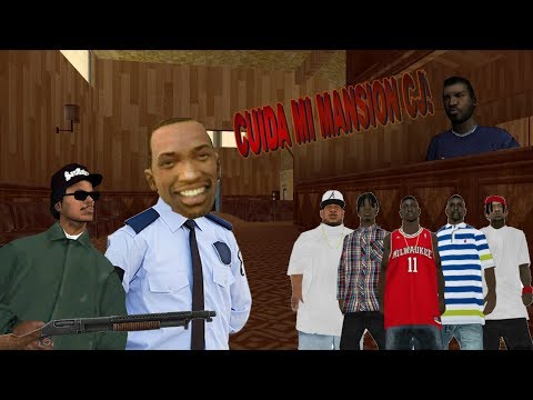 CJ TRABAJA DE GUARDIA DE SEGURIDAD - Gta San Andreas (Loquendo)