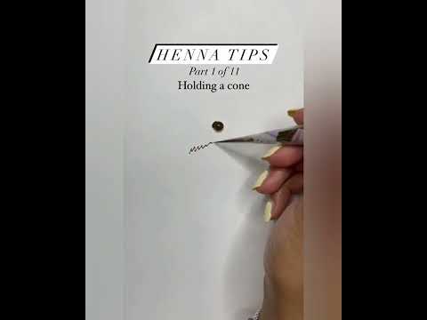 Henna tips|Henna cone holding tips #henna #designs #mehandi #cone #tips