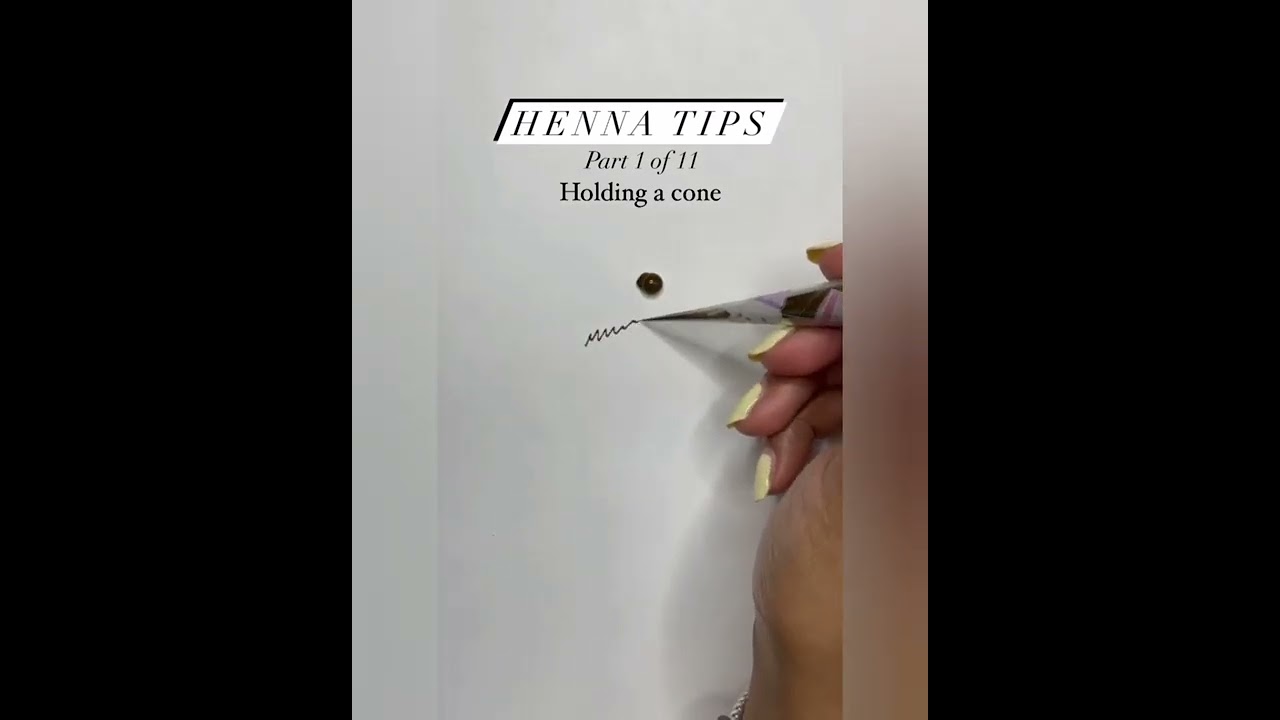 Henna tips|Henna cone holding tips #henna #designs #mehandi #cone #tips