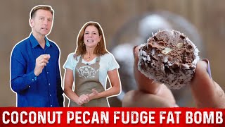 Coconut Pecan Fudge Fat Bomb