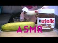 ASMR ️NUTELLA BANANA ️ WHIPPED CREAM DESSERT Nutella Asmr Mukbang