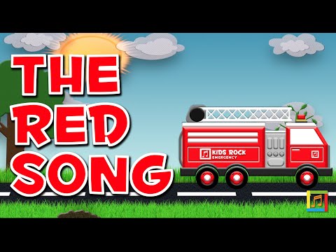 The Color Red Song | Kids Rock Media House