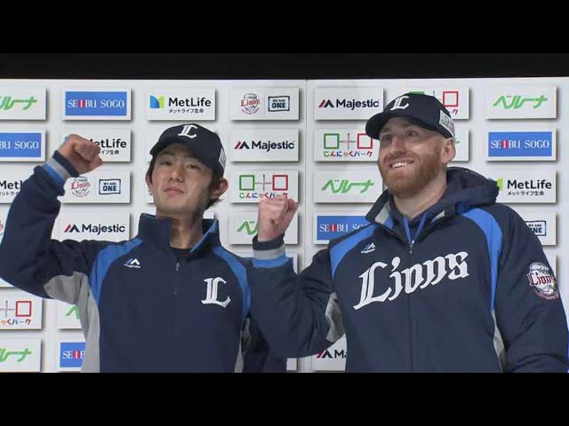 ライオンズ・ギャレット投手・今井投手ヒーローインタビュー 4/14 L-F