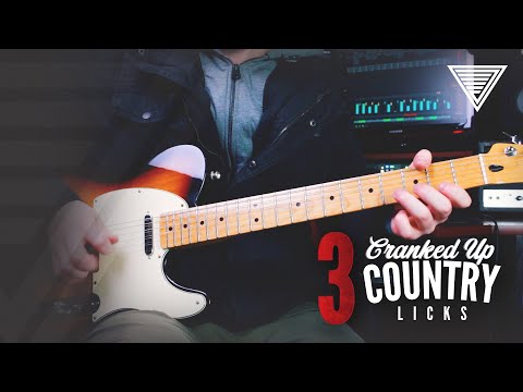 3 Cranked Up Country Licks - Eric Woolard