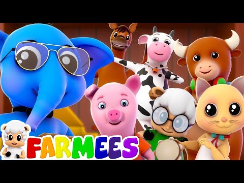 Animal Sound Song | Kindergarten Nursery Rhymes by Farmees