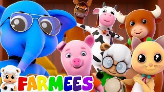 Animal Sound Song | Kindergarten Nursery Rhymes by Farmees