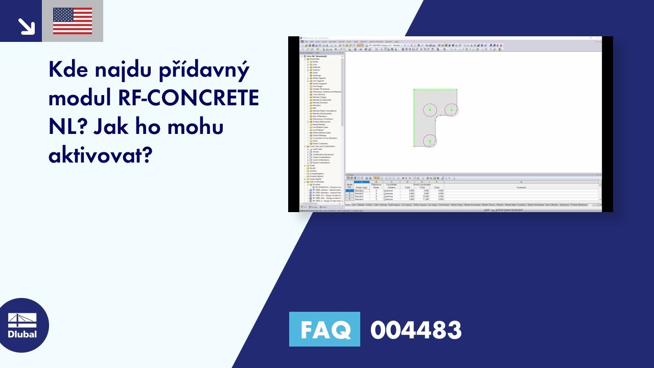 [EN] FAQ 004483 | Kde najdu přídavný modul RF-CONCRETE NL? Jak ho mohu aktivovat?