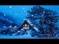 ❄ Beautiful Winter Snow Scene Relaxing Piano Music -  Soothing Calming Sleep Meditation Study Music