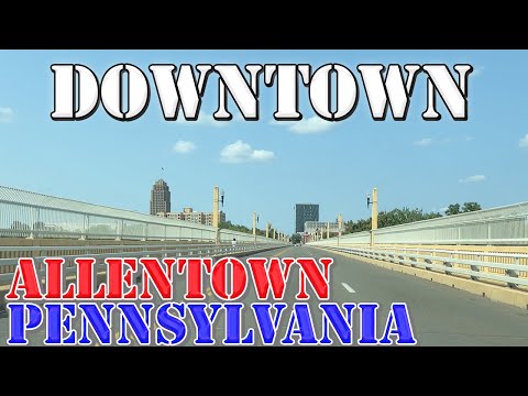 Allentown - Pennsylvania - 4K Downtown Drive