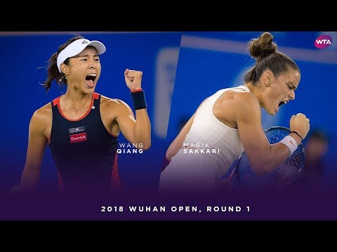 Теннис Wang Qiang vs. Maria Sakkari | 2018 Wuhan Open Round One | WTA Highlights