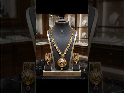 Ladies Silver Long Necklace 92.5