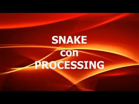 Snake con Processing - Ricette da Maker