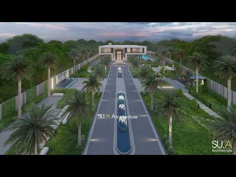 Thiết kế và thực tế mảnh đất 7000m2 dự án Luxury Villa