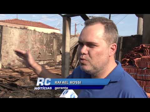 Incêndio atinge madeireira mais antiga de Rio Claro