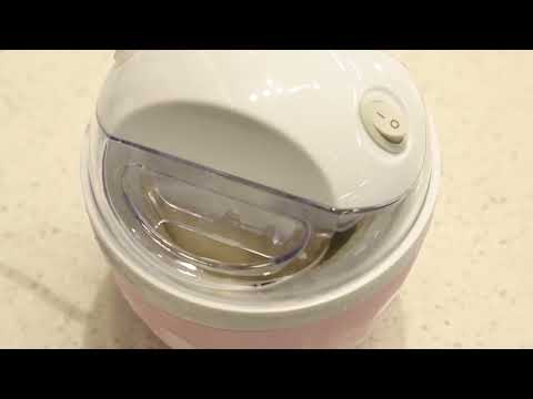 pink mini ice cream maker