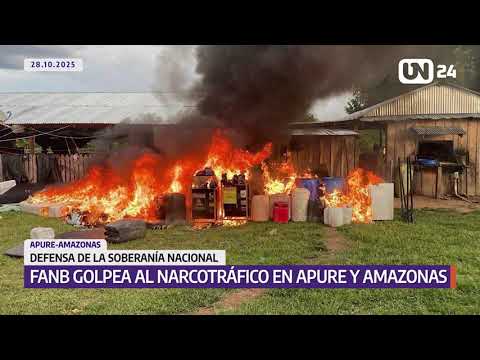 FANB da golpes al narcotráfico en Apure y Amazonas