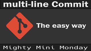 Download the video "create a multiline git commit from the command line?"