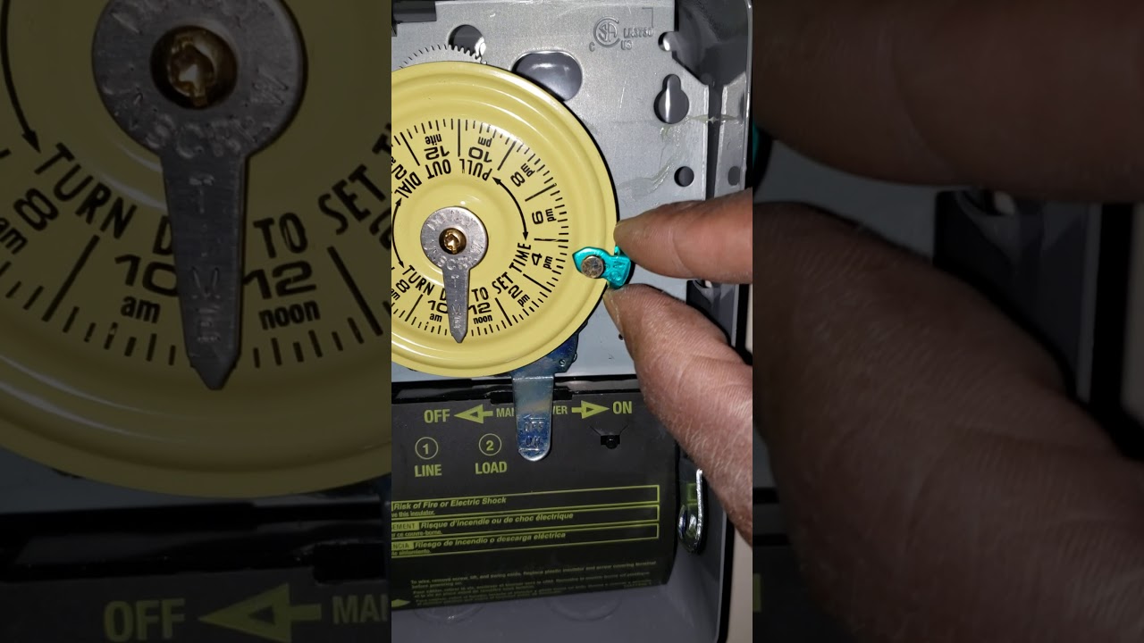 Setting a Mechanical T101 Timer