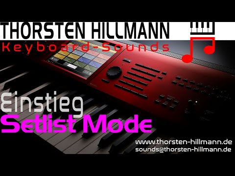 Einsteiger Tutorial Korg Kronos Grundlagen des Setlist Mode