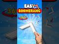 Easiest Boomerang That Works ️ Shorts Boomerang Diy Origami Paperplane Experimnent Craft