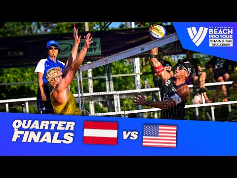 Hörl/Horst vs. Evans/Budinger - Quarter Finals Highlights | Chiang Mai 2023 #BeachProTour