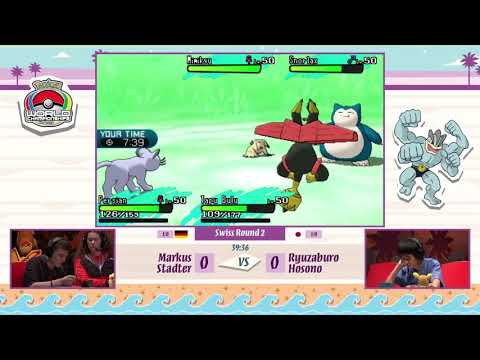 2017 Pokemon World Championships VGC Masters Day 2 - Markus Stadter vs Ryuzaburo Hosono - Swiss R2