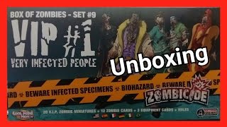 Unboxing Zombicide V.I.P&#39;s 1 (Very Infected People)