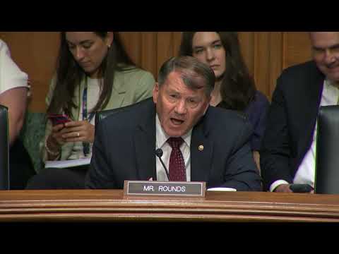 Rounds Discusses AI at Senate Banking Committee Hearing