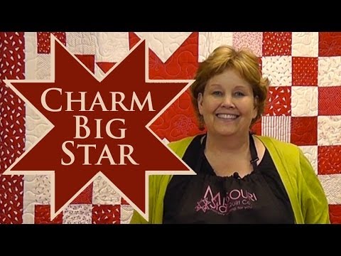 Charm Big Star Quilt- Quilting With Charm Packs!