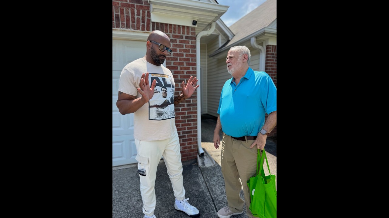 Mr. Newburger asks Larry does he plan on staying married to Bethany