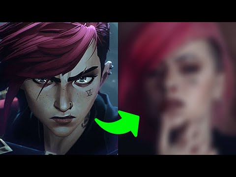 Turning Arcane Vi into a Real Human in Blender Part 1