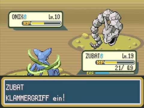 Let´s Play Pokémon Feuerrot Part 7 Zubat beisst sich durch