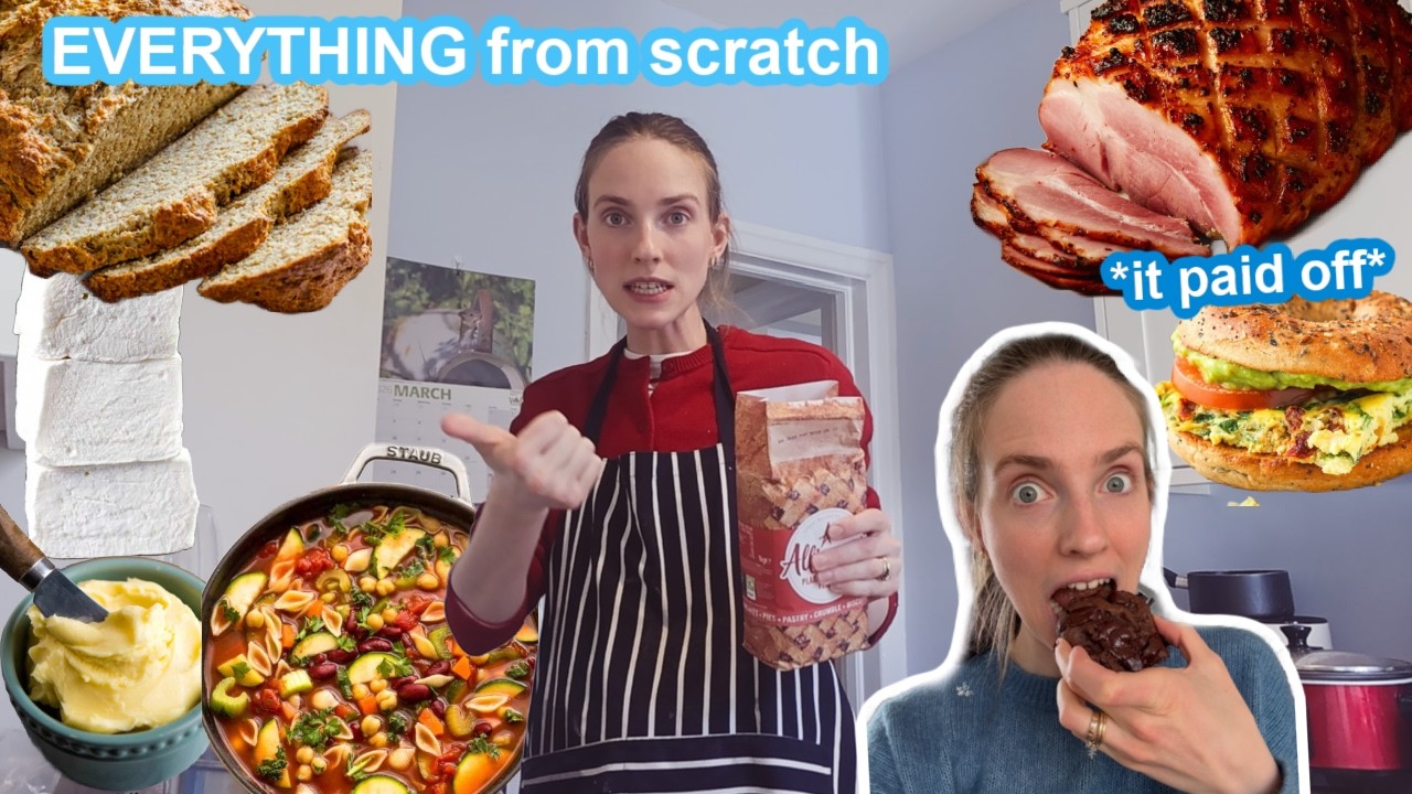 I Cooked Every Meal From Scratch For 7 Days (easier than I expected)