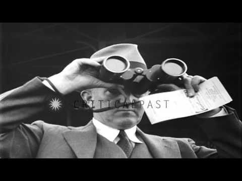 Pompoon horse wins the Futurity at Belmont Park, New York HD Stock Footage