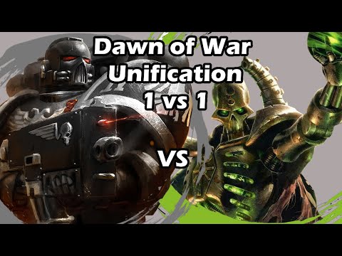 Dawn of War Unification: 1 vs 1 Raven Guard (Irukukwu) vs Necrons (Вася Огрин)