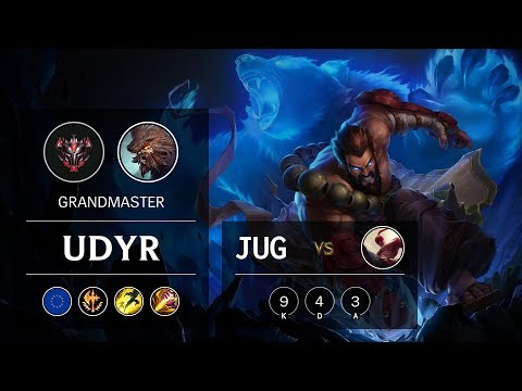 Udyr Jungle vs Lee Sin - EUNE Grandmaster Patch 10.2