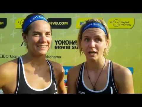 FIVB Yokohama Grand Slam - Ludwig/Walkenhorst (GER) and Agatha/Barbara (BRA)