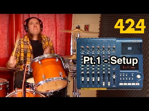 4-TRACK RECORDING: 4-track Cassette Recorder Drums Pt. 1 | 424recording.com