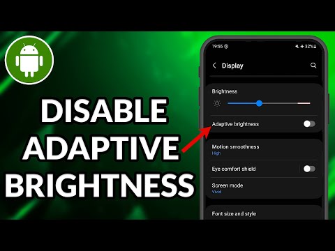 How To Turn Off Auto Brightness Samsung