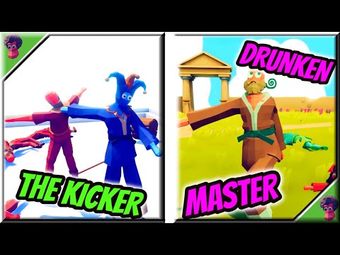 The Kicker & Drunken Master vs Every Unit (2/2) - TABS Original Mods👻